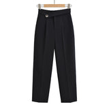 Women Sweatpants Suit Pants Straight-Leg Pants