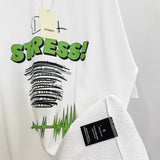 Vetements T Shirts VTM Color Stress Slogan Loose Short Sleeve T-shirt