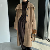 Women Cardigan Sweater Autumn Sweater Coat Lapel A3310