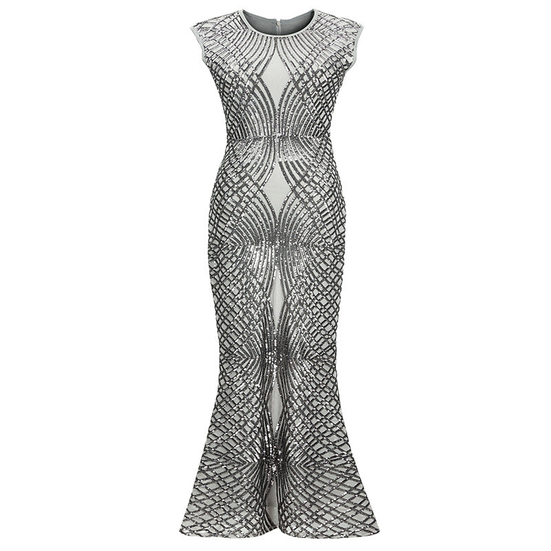 Flappers 1920S Dress Spring/Summer Sequined Dress Slim Fit Dress