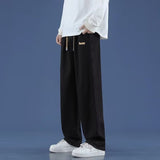 Men Jeans Summer Loose Straight-Leg Wide-Leg Pants Casual Pants