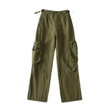 Women Sweatpants Retro Overalls Loose Casual Pants Trousers