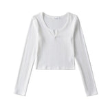 Women Sweater Knitwear Short Slim Fit Small V-neck Long-Sleeve Knitwear