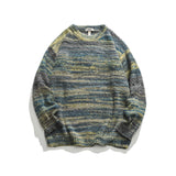 Unisex Sweater Winter Mixed Color Loose Sweater