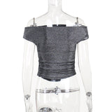 Women Tops Spring Sexy Slim Fit T-shirt Top