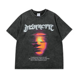 Men T Shirt Hip Hop Rap Portrait Hip Hop Short Sleeve T-shirt