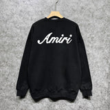 Amiri Long Sleeved Shirt Fashion Brand Crew Sweatshirts round Neck Sweater