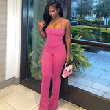 Women Jumpsuit Winter Sexy Backless Jumpsuit