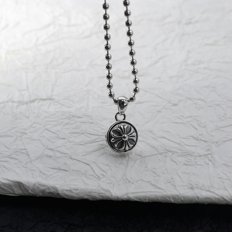 Chrome Hearts Necklace Vintage Cross Pendant for Men and Women