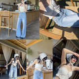 Women Tops Lace Top Summer Sexy Vest