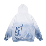 Gallery Dept Hoodie hand-painted paint point gradual change tie-dye hooded sweater