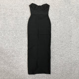 Women Evening Dress Sexy Long Evening Dress Slim Fit Bandage One-Piece Dress