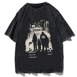 2024 Summer Gothic Tshirt Streetwear Y2k Tees Vintage Cotton