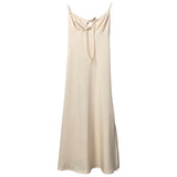 Women Dresses Sling U-Neck Lace-up Dress Sexy Dress