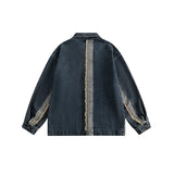 Unisex Jacket Denim Jacket Men's and Women's Spring and Autumn Loose Denim Jacket Denim Coat