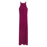Women Dresses Sleeveless Dress Sexy Backless Hollow-out Dress