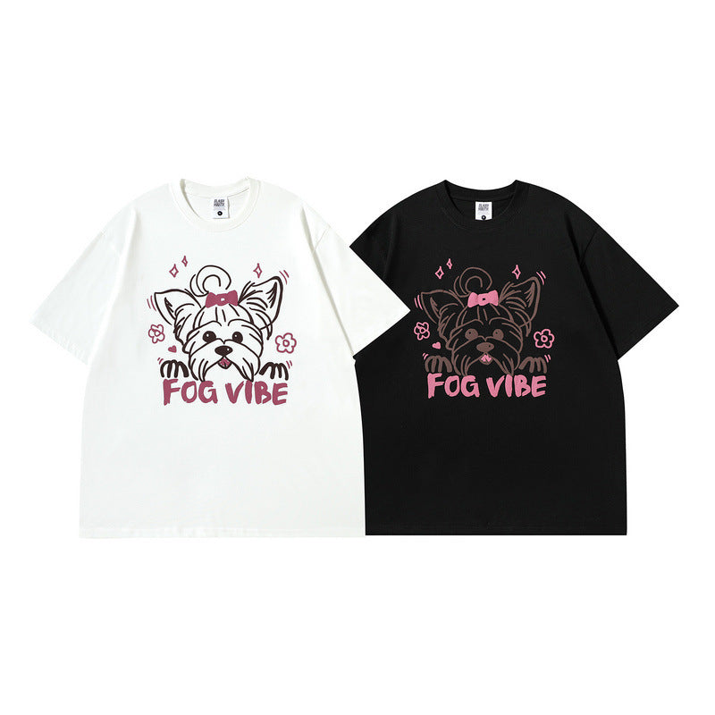 Men T Shirt Summer Cartoon Printed Short Sleeve T-shirt Oversize