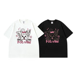 Men T Shirt Summer Cartoon Printed Short Sleeve T-shirt Oversize