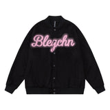 Unisex Jacket Autumn Simplicity Loose Baseball Uniform