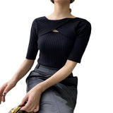 Women knitted T-shirt