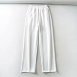 Women Sweatpants Loose Wide Leg Knitted Sports Casual Sweatpants Harem Pants