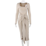 Women Dresses Long Sleeve Dress Autumn Winter Long Dress