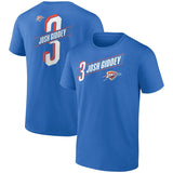 NBA T-Shirts T-Shirt Men's NBA Thunder T-Shirt Basketball Shirt Short Sleeve Top