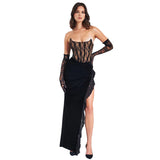 Women Dresses Autumn Split Dress Sexy Dress