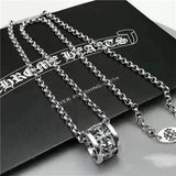 Chrome Hearts Necklace Circle Cross Necklace for Men and Women
