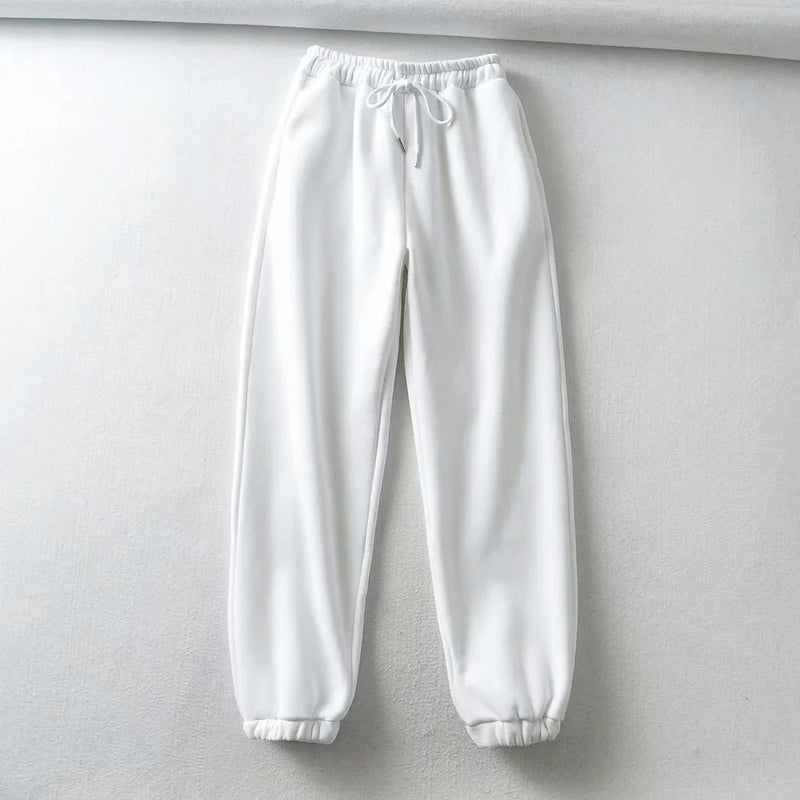 Women Sweatpants Casual Sweatpants High Waist Elastic Sweatpants