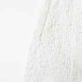 Women Dresses Summer Hollow out Skirt Dress (Qymy0409)