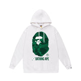 Bathing Ape Hoodie Autumn/Winter Letter Print Loose Hoodie Pullover Ape Sweater