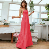 Women Dress Backless Slip Dress