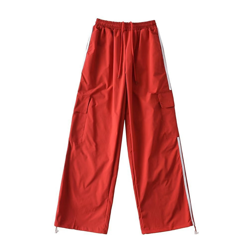 Women Sweatpants Straight Ankle Tied Sports Pants Casual Pants