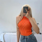Women Sweater Knitwear Three-Dimensional Hollow Texture Sweater Spring and Summer Jumpsuit