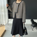 Women Knitted Skirt Autumn and Winter Knitting Skirt Pleated Skirt Loose