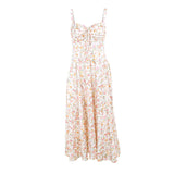 Women Dresses Spring Elegant Dress Slim Floral Dress