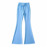 Women Sweatpants Bell-Bottom Pants Fall Casual Pants