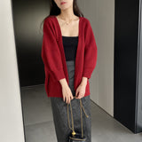 Women's Cardigan Sweater Autumn and Winter Knitting Coat Women's Cardigan Style Sweater 8t3117