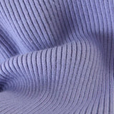 Women Sweater Knitwear Vintage Low-Neck Sweater Spring and Autumn Long Sleeve Short Top
