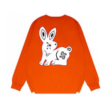 Amiri Long-Sleeve Shirt Creative Bunny Printed Casual Long-Sleeve Shirt