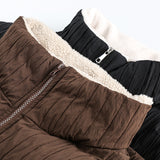 Unisex Winter Cotton Coat Stand-up Collar Cotton-Padded Clothes Vintage Loose Embroidered Cotton Jacket