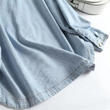 Women Jacket Denim Shirt Women's Spring and Autumn Retro Coat