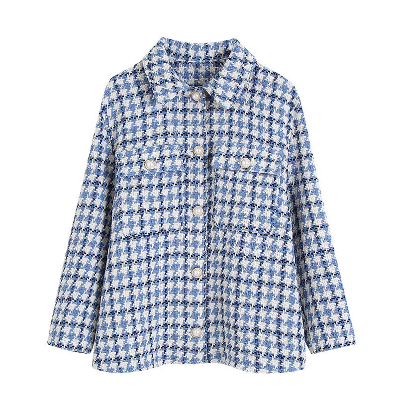 Women Jacket Shirt Short Coat for Women Spring and Autumn Loose Jacket