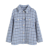 Women Jacket Shirt Short Coat for Women Spring and Autumn Loose Jacket