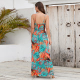 Women Date Dress Summer Bohemian Strap Dress