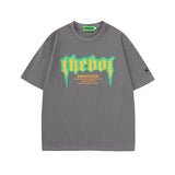 Men T Shirt Couple Short Sleeve T-shirt American Style Hip Hop Vintage Retro Half Sleeve Tee Men and Women