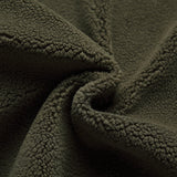 Unisex Winter Cotton Coat Stitching Lambswool Stand-up Collar Cotton-Padded Clothes Vintage Loose Cargo Cotton-Padded Jacket