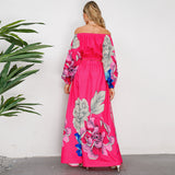 Women Date Dress Autumn Winter Retro Backless Long Sleeves Short Top A- line Long Skirt Suit