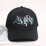 Amiri Hat AMIRI Fashion Baseball Cap, Embroidered Cap, Casual Versatile